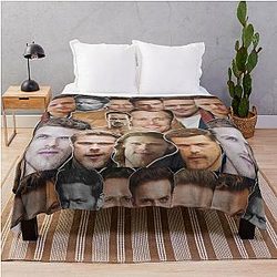 Sam Heughan Photo Throw Blanket