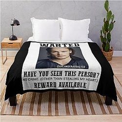 Men Sam Heughan Gift For Fan Throw Blanket