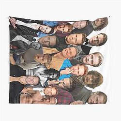 Outlander Cast Photo Collage Tapestry