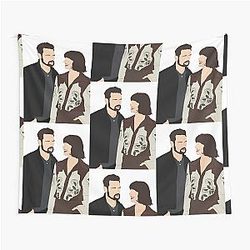 Caitriona Balfe and Sam Heughan Tapestry