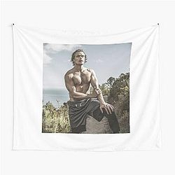 Sam Heughan By The Lakes 

(note: I pointed out that the word "by the" had a strange space between it and "lakeside" so it's likely there was an awkward formatting or unwanted character, but that's corrected above)
