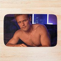 Sam Heughan Relaxed Bath Mat