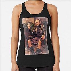 Sam Heughan Art Racerback Tank