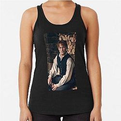 Gift Idea Sam Heughan Funny Graphic Racerback Tank Top