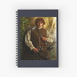 Sam Heughan Spiral Notebook