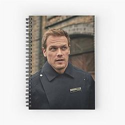 Fan Art of Sam Heughan Spiral Notebook