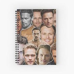 Sam Heughan Spiral Notebook
