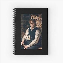Sam Heughan Gift Funny Graphic Spiral Notebook