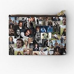 Sam Heughan Collage Zipper Pouch