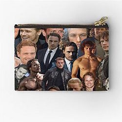 Sam Heughan Collage Zipper Pouch