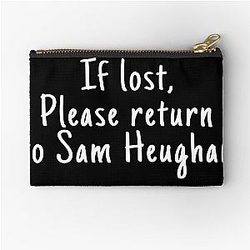 If Lost return to Sam Heughan Zipper Pouch