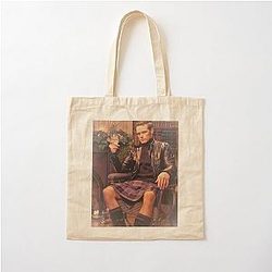 Sam Heughan Art Cotton Tote Bag