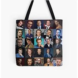 Sam Heughan Over Print Tote Bag