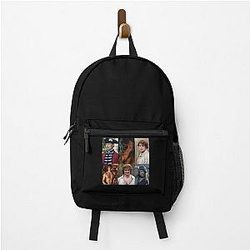 People Call Me Jamie Fraser Collage Sam Heughan Retro Backpack