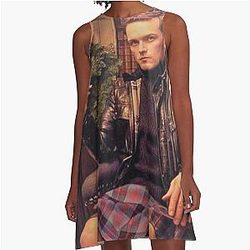 Sam Heughan Art A Line Dress