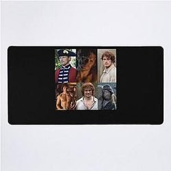 People Call Me Jamie Fraser Sam Heughan Retro Desk Mat