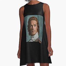 Funny Gifts Sam Heughan Graphic A-Line Dress
