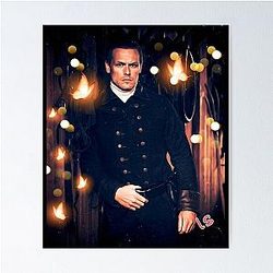 Sam Heughan Graphic Gift Poster