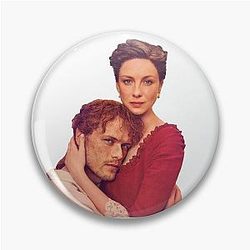 Outlander Jamie Claire Sam Heughan Caitriona Balfe Pin