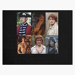 People Call Me Jamie Fraser Sam Heughan Retro Wave Jigsaw Puzzle