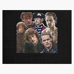 Gifts for Women Jamie Fraser Sam Heughan Outlander Gift Jigsaw Puzzle