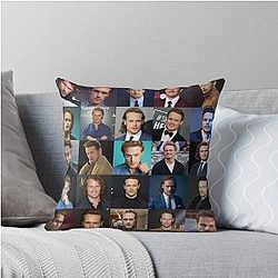 Sam Heughan Throw Pillow
