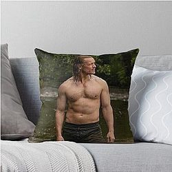 Sam Heughan Throw Pillow