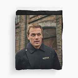 Fan Art Sam Heughan Duvet Cover