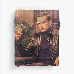 Sam Heughan Art Duvet Cover