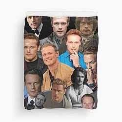 Sam Heughan Photo Duvet Cover
