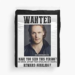 Men Sam Heughan Gifts for Fan Duvet Cover