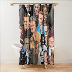 Sam Heughan Shower Curtain