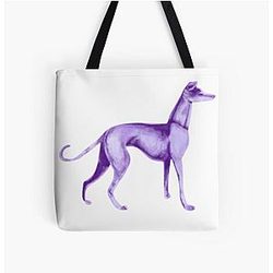 Purple Sam Winchester Tote Bag