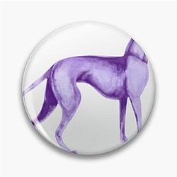 Purple Dog Sam Winchester T-Shirt Pin