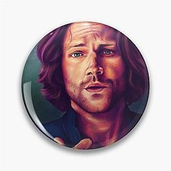 Jared Padalecki Sam Winchester Supernatural Moody Pin