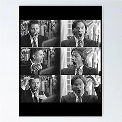Dean and Sam Winchester Funny Moments Poster