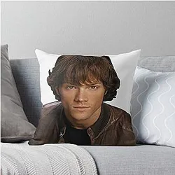 Sam Winchester Supernatural Throw Pillow