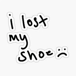 lost my shoe - Sam Winchester sticker