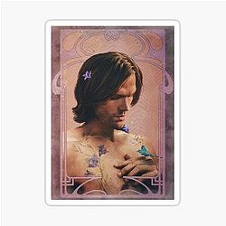 Sam Winchester Art Nouveau Sticker