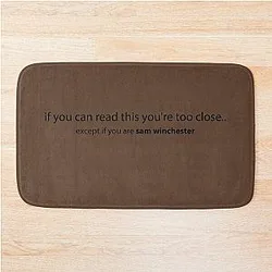 Supernatural Sam Winchester Bath Mat