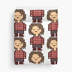 Sam Winchester Inspired by Undertale - Supernatural Duvet Cover