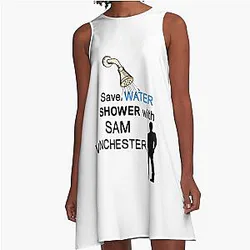 Shower with Sam Winchester Aline Dress
