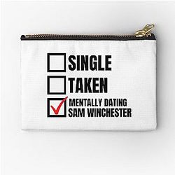 Supernatural Mentally Dating Sam Winchester Zipper Pouch