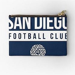 San Diego Football Club Zipper Pouch