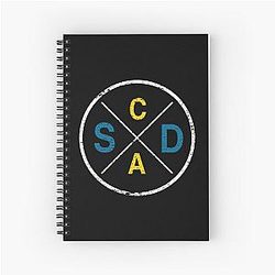 San Diego CA Circle Cross California Souvenir Shirt Notebook
