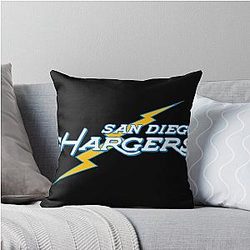 Styled San Diego Chargers Throw Pillow