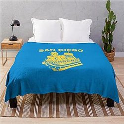Vintage San Diego Chargers Throw Blanket