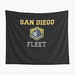 Vintage San Diego Fleet Shirt, Alliance of American Football Tapestry.