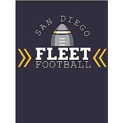San Diego Fleet Football Poster