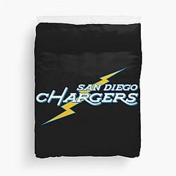 Styled San Diego Chargers Duvet Cover